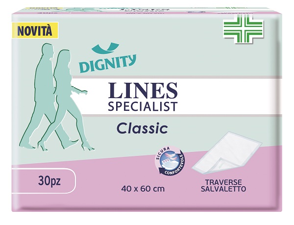 TRAVERSA PER INCONTINENZA LINES SPECIALIST CLASSIC 40X60 CM 30 PEZZI - Angeli Pharm
