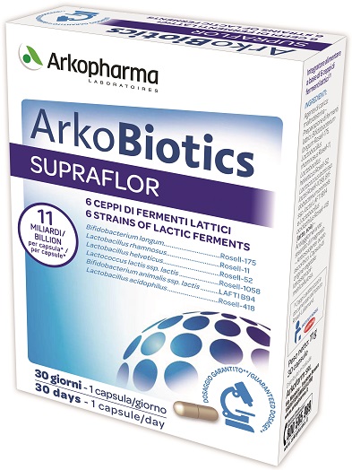 ARKOBIOTICS SUPRAFLOR 30 CAPSULE - Angeli Pharm