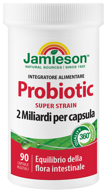 JAMIESON PROBIOTIC SUPER STRAIN 90 CAPSULE VEGETALI - Angeli Pharm