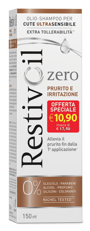 RESTIVOIL ZERO PRURITO E IRRITAZIONE OFFERTA SPECIALE 150 ML - Angeli Pharm