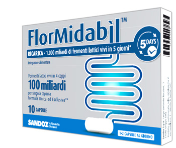 FLORMIDABIL RICARICA 10 CAPSULE - Angeli Pharm