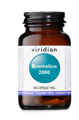 VIRIDIAN BROMELINA 2000 30 CAPSULE - Angeli Pharm