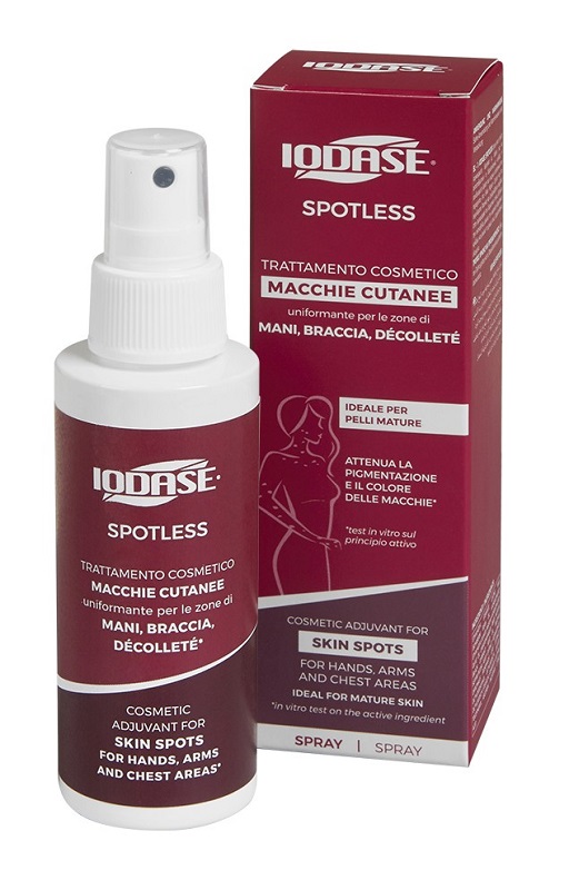 IODASE SPOTLESS TRATTAMENTO AGE SPOTS MANI BRACCIA DECOLLETE SPRAY 100 ML - Angeli Pharm