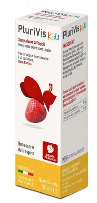 PLURIVIS SCIROPPO DI PROPOLI PER BAMBINI ALLA FRAGOLA 150 ML - Angeli Pharm