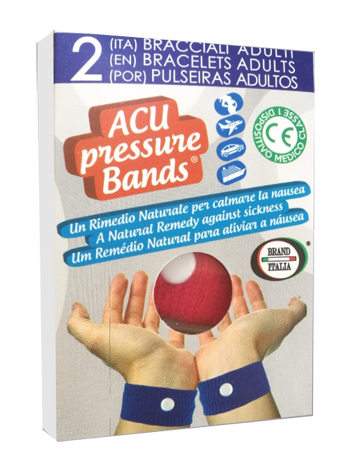BRACCIALE ACU PRESSURE BAND ADULTI 2 PEZZI - Angeli Pharm
