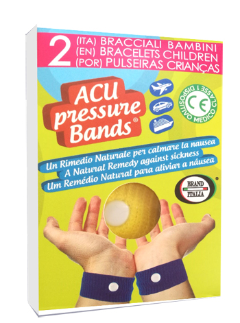 BRACCIALE ACU PRESSURE BAND BAMBINI 2 PEZZI - Angeli Pharm