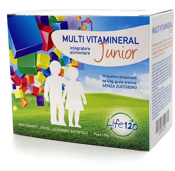 MULTI VITAMINERAL JUNIOR 30 BUSTINE - Angeli Pharm