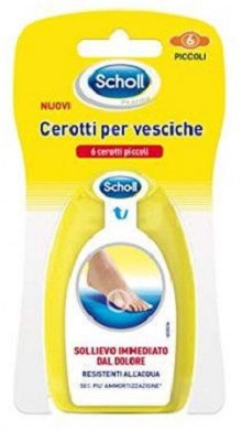 SCHOLL CEROTTI PER VESCICHE PICCOLI 6 PEZZI - Angeli Pharm