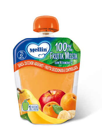 MELLIN POUCH FRUTTA MISTA 90 G - Angeli Pharm