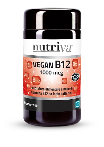 NUTRIVA VEGAN B12 60 COMPRESSE 1000MCG - Angeli Pharm