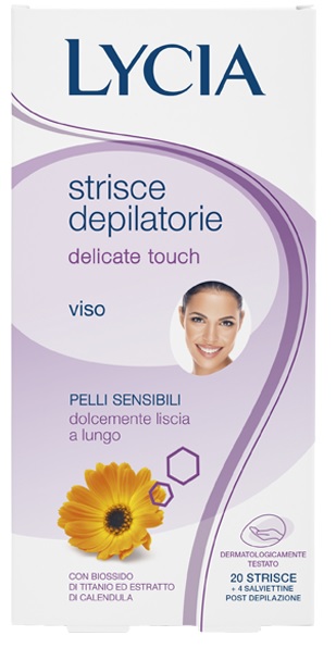LYCIA 20 STRISCE VISO DELICATE 12 PEZZI - Angeli Pharm