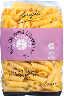 GAROFALO PENNE RIGATE SENZA GLUTINE 400 G - Angeli Pharm