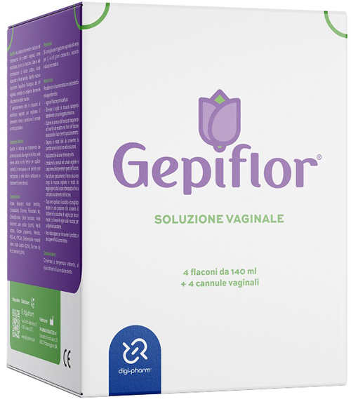 SOLUZIONE VAGINALE GEPIFLOR 4 FLACONI DA 140 ML - Angeli Pharm