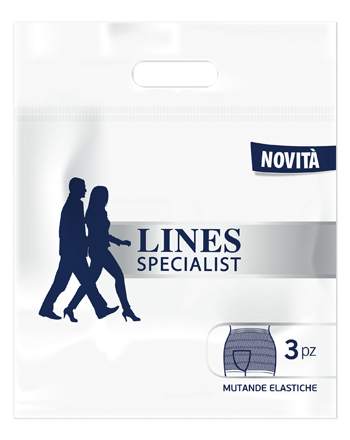 LINES SPECIALIST MUTANDA ELASTICA S 3 PEZZI - Angeli Pharm