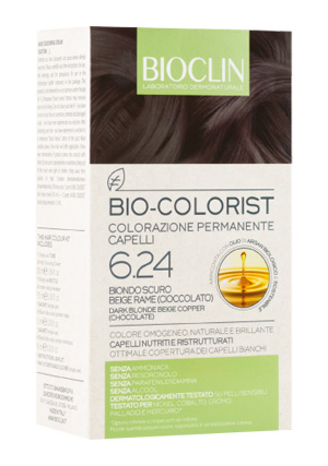 BIOCLIN BIO COLORIST 6,24 BIONDO SCURO BEIGE RAME - Angeli Pharm