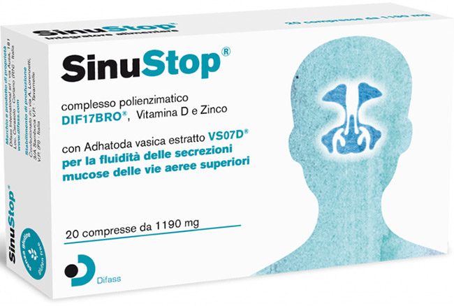 SINUSTOP 20 COMPRESSE DA 1190 MG - Angeli Pharm