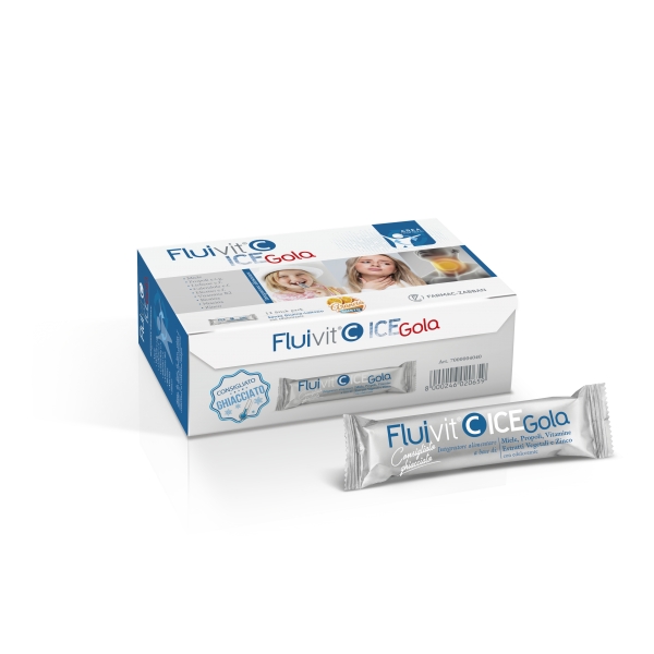 FLUIVIT C ICE GOLA 12 STICKPACK 12 ML - Angeli Pharm