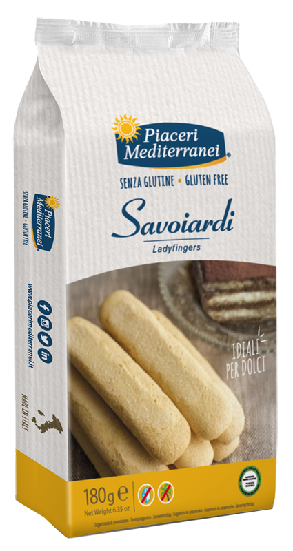 PIACERI MEDITERRANEI SAVOIARDI 180 G - Angeli Pharm