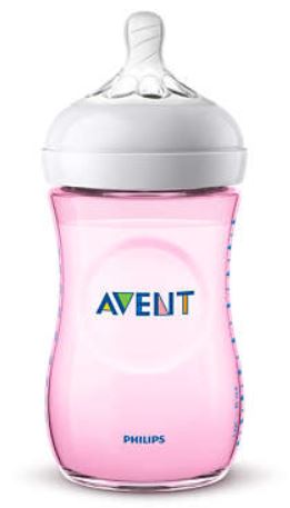 AVENT BIBERON NATURAL PP 260ML ROSA SINGLE PACK - Angeli Pharm
