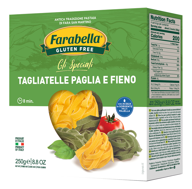 FARABELLA TAGLIATELLE PAGLIA FIENO 250 G - Angeli Pharm