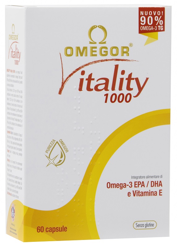 OMEGOR VITALITY 1000 60 CAPSULE MOLLI - Angeli Pharm