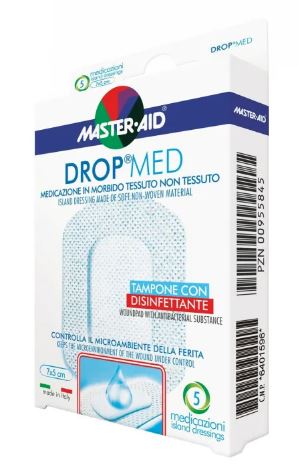 MEDICAZIONE MASTER-AID DROP MED 10 X 10 CM 5 PEZZI - Angeli Pharm