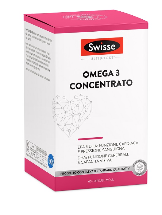 SWISSE OMEGA 3 CONCENTRATO 60 CAPSULE MOLLI DA 2440 MG - Angeli Pharm