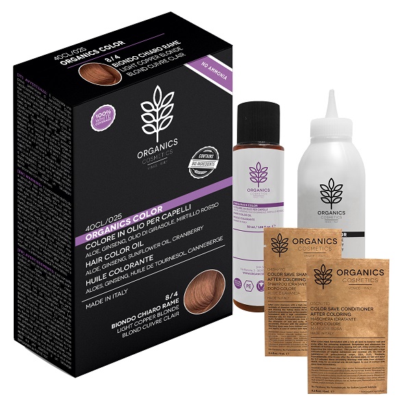 ORGANICS PHARM ORGANICS COLOR 8/4 BIONDO CHIARO RAME - Angeli Pharm
