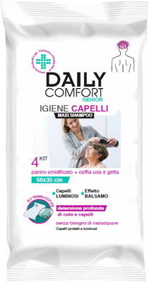 DAILY COMFORT SENIOR PANNI SHAMPOO 4 PEZZI - Angeli Pharm