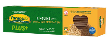 FARABELLA LINGUINE RISO INTEGRALE E TEFF 400 G - Angeli Pharm