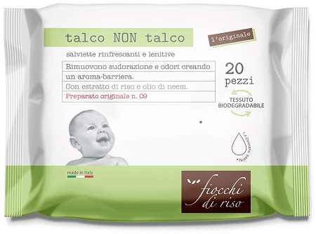 FIOCCHI DI RISO SALVIETTE TALCO NON TALCO - Angeli Pharm
