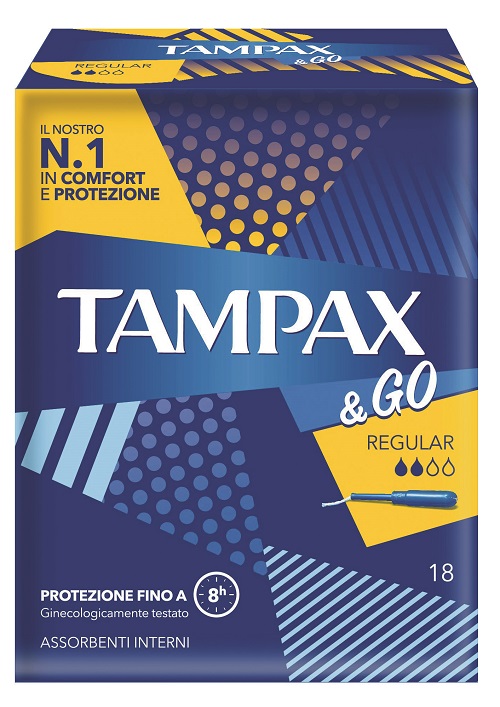 TAMPAX &GO REGULAR 18 PEZZI - Angeli Pharm