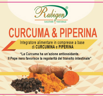 CURCUMA & PIPERINA RUBIGEN 120 COMPRESSE DA 500 MG - Angeli Pharm