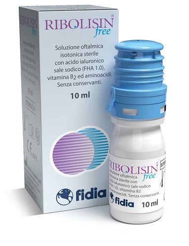 COLLIRIO SOLUZIONE OFTALMICA RIBOLISIN FREE 10 ML - Angeli Pharm