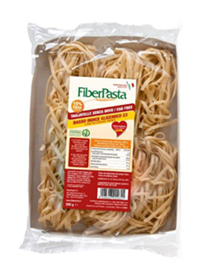 FIBERPASTA TAGLIATELLE SENZA UOVO BASSO CONTENUTO GLICEMICO  250 G - Angeli Pharm