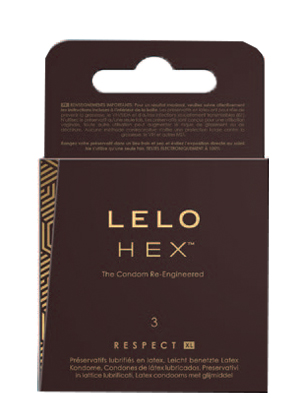 HEX PRESERVATIVI RESPECT LELO 3 PEZZI - Angeli Pharm