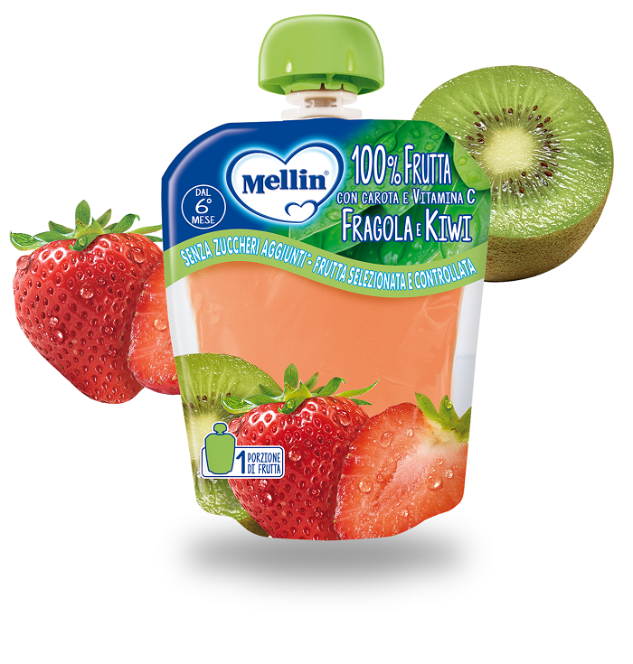 MELLIN POUCH FRAGOLA KIWI 90 G - Angeli Pharm