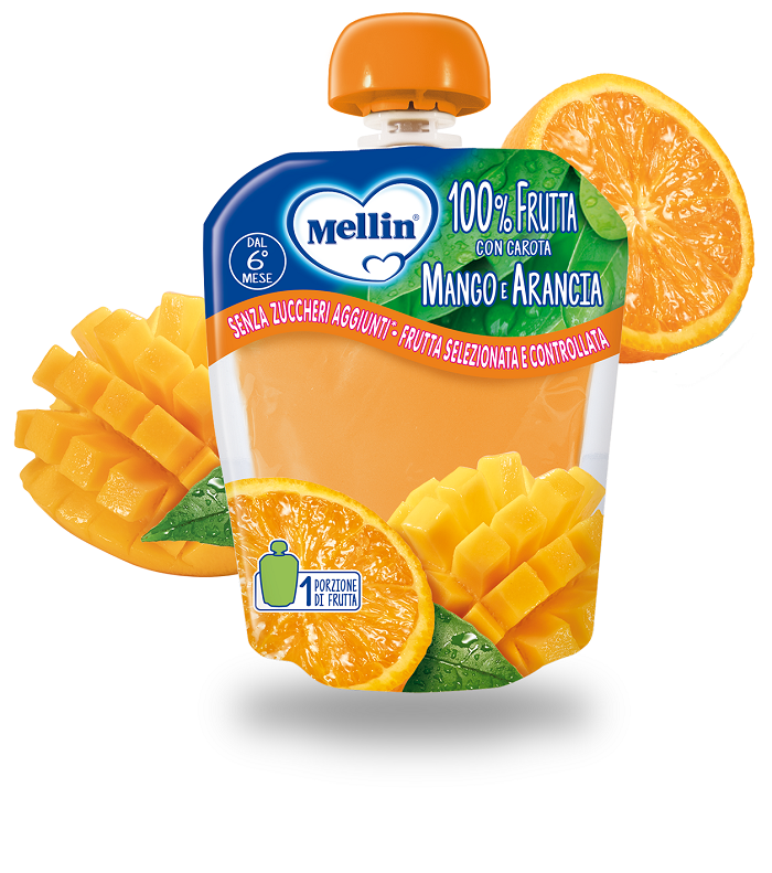 MELLIN POUCH ARANCIA MANGO 90 G - Angeli Pharm