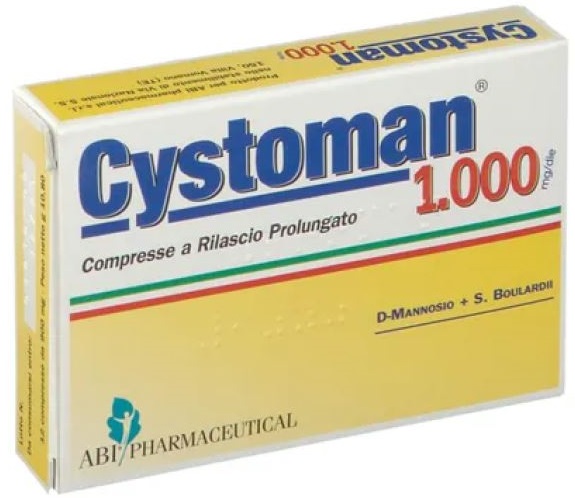 CYSTOMAN 1000 12 COMPRESSE - Angeli Pharm