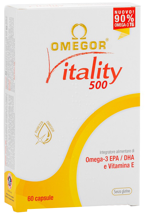 OMEGOR VITALITY 500 60 CAPSULE - Angeli Pharm