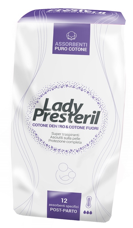 LADY PRESTERIL POSTPARTO 12 PEZZI - Angeli Pharm
