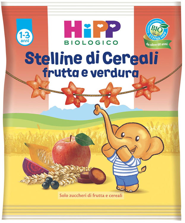 HIPP BIO STELLINE FRUTTA VERDURA 30 G - Angeli Pharm