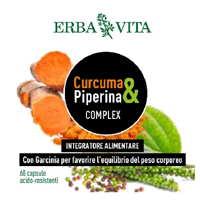 CURCUMA&PIPERINA COMPLEX 60 CAPSULE - Angeli Pharm