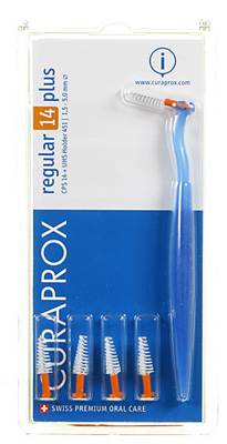 CURAPROX CPS REGULAR CPS 14 CON 5 SCOVOLINI + SUPPORTO - Angeli Pharm