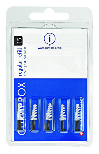 CURAPROX CPS REGULAR CPS 15 CON 5 SCOVOLINI + SUPPORTO - Angeli Pharm