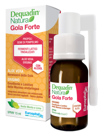 DEQUADIN NATURA GOLA FORTE SPRAY 15 ML - Angeli Pharm