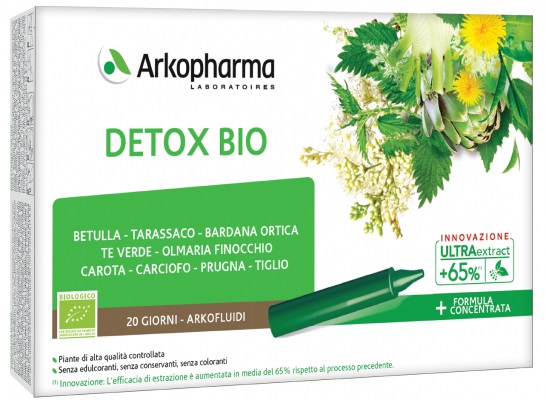 ARKOFLUIDI DETOX BIO 20 FIALE - Angeli Pharm