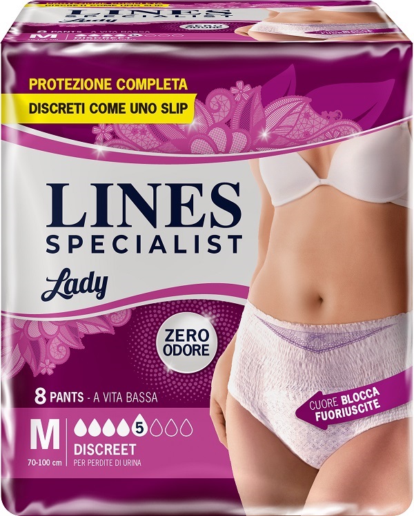 LINES SPECIALIST PANTS DISCREET M FARMA 8 PEZZI - Angeli Pharm
