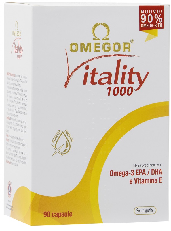 OMEGOR VITALITY 1000 90 CAPSULE - Angeli Pharm