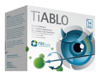 TIABLO GARZA OFTALMICA MONOUSO 14 PEZZI - Angeli Pharm